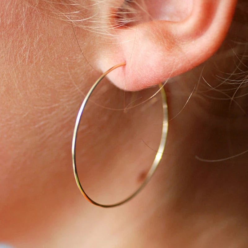 Boucle D'oreille créoles Or
