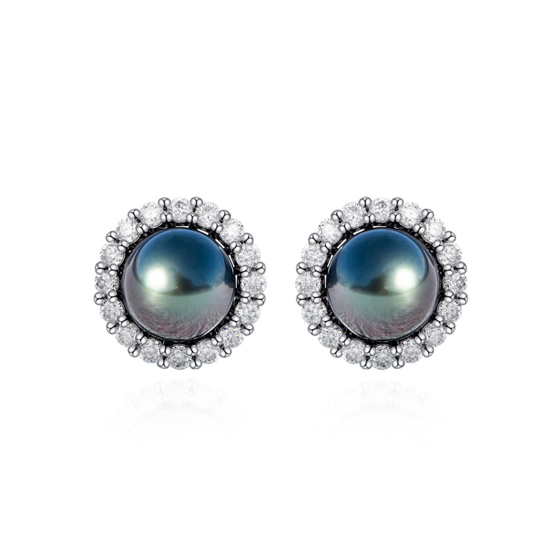Boucles D'oreilles en Perles de Tahiti