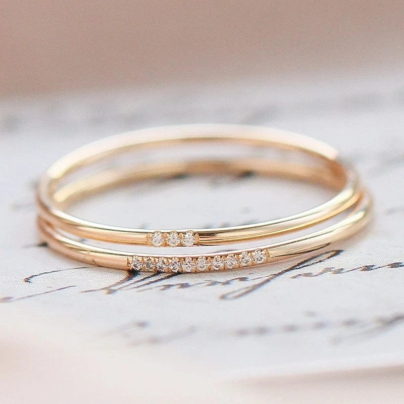 Bijoux Promotion Bague Or Jaune Diamant
