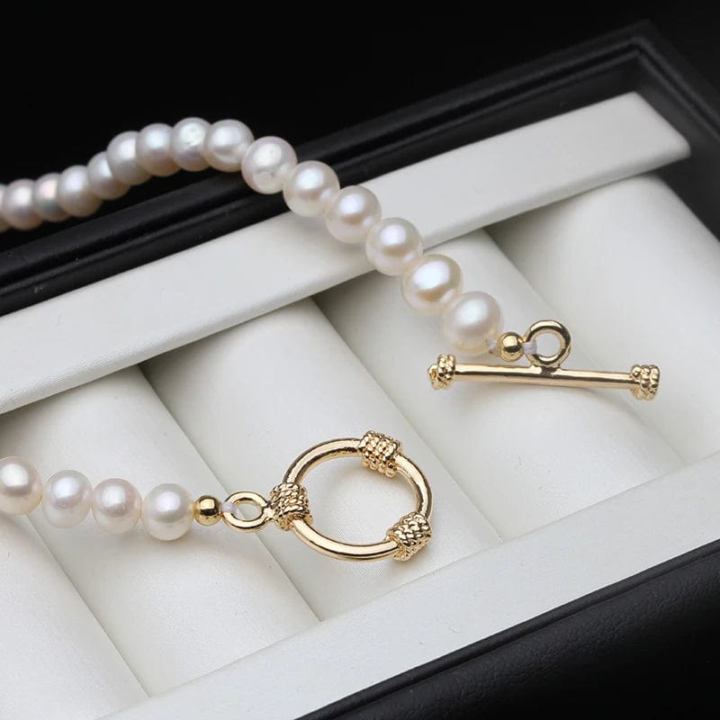 Collier Perle Blanche