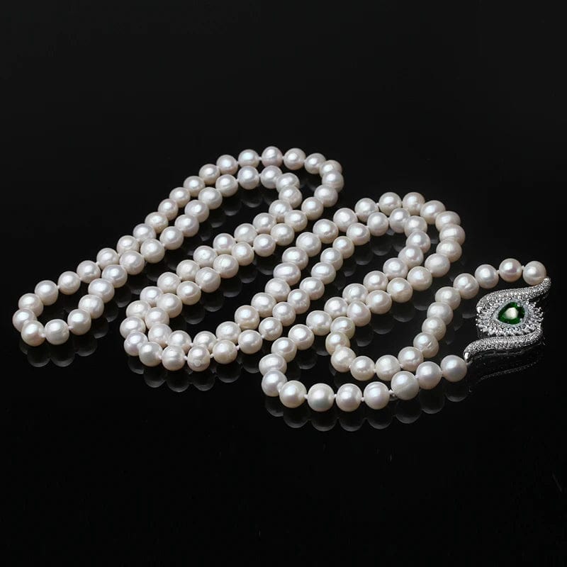 Collier en Perle Blanche