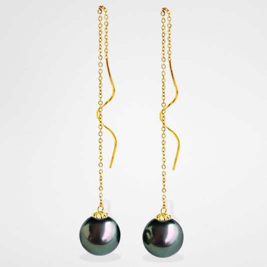 Boucle D'oreille Perle de Tahiti Kelly