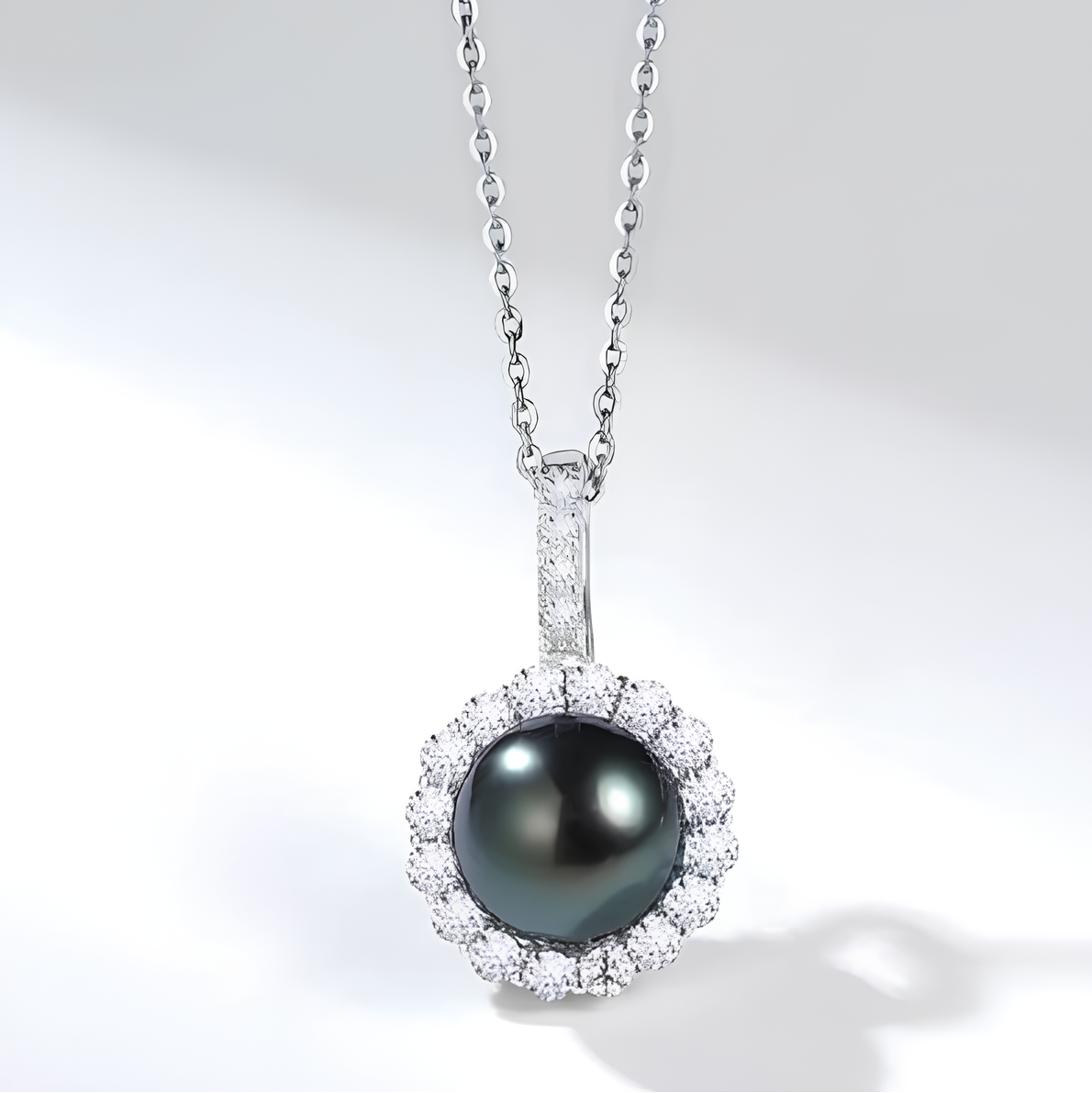 Pendentif Diamant Perle de Tahiti