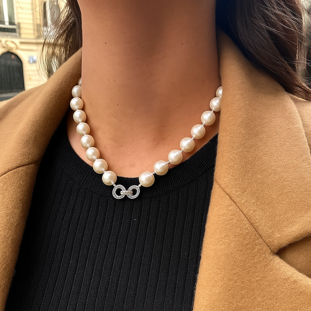 Collier perle de culture