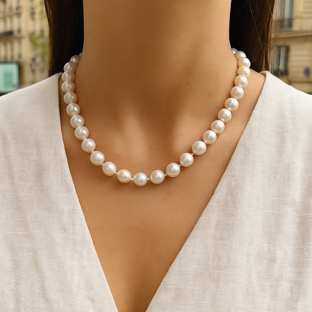 Collier perle de culture