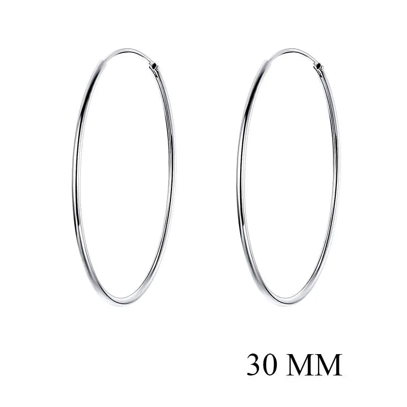 Créole Boucle D'oreille Argent