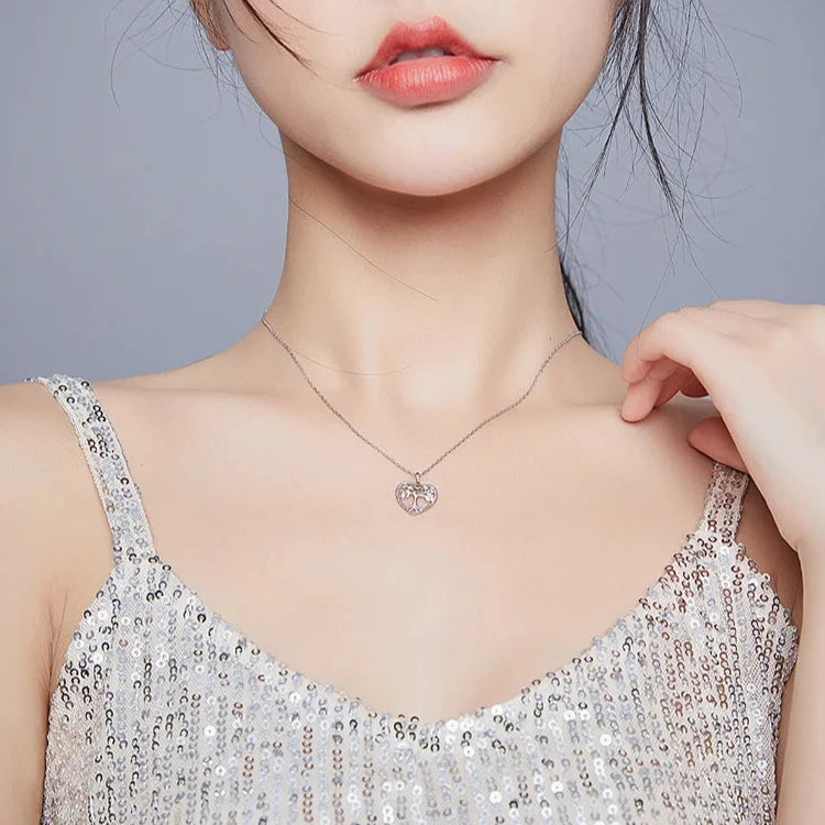 Pendentif Arbre de Vie Coeur
