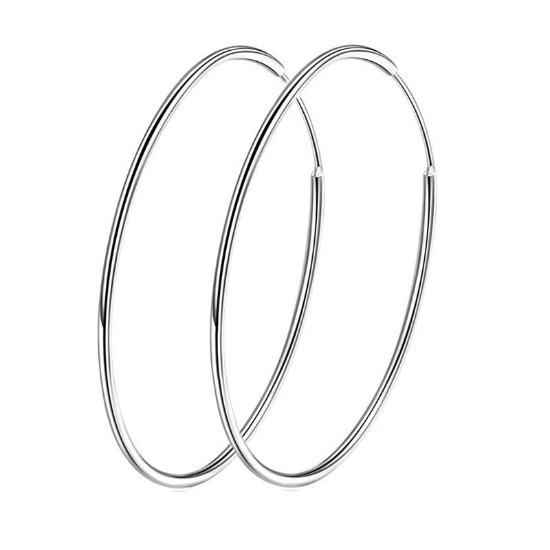 Créole Boucle D'oreille Argent