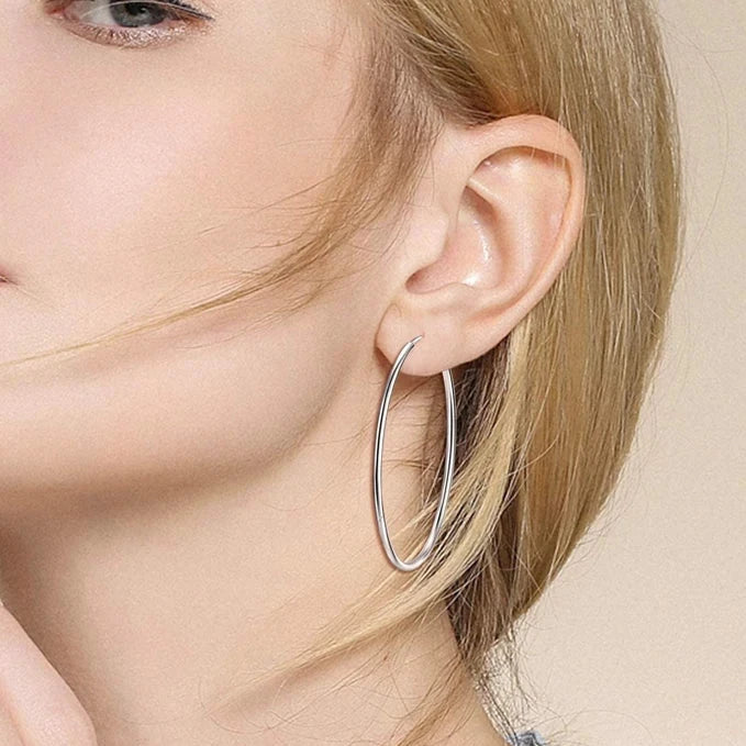 Créole Boucle D'oreille Argent