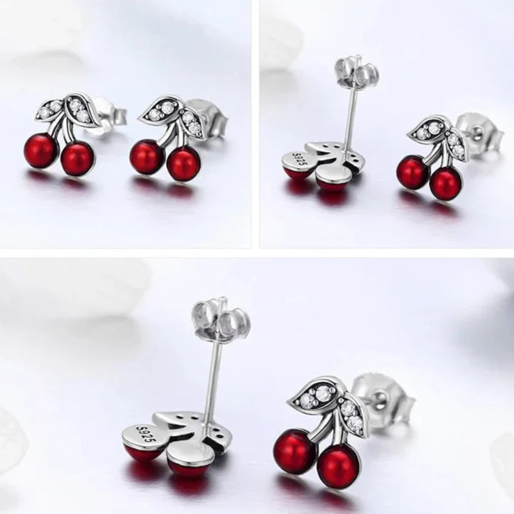 Boucle D'oreille Cerise