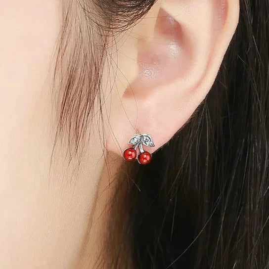 Boucle D'oreille Cerise