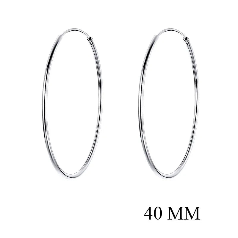 Créole Boucle D'oreille Argent