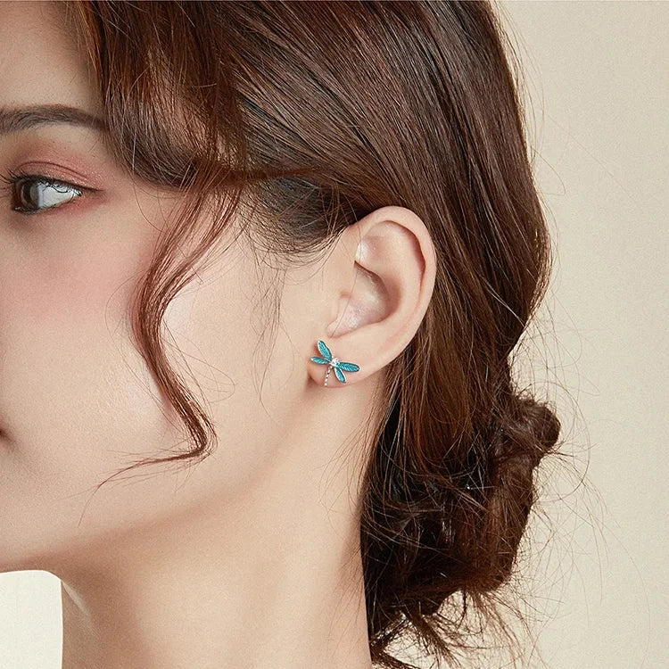 Boucle D'oreille Libellule