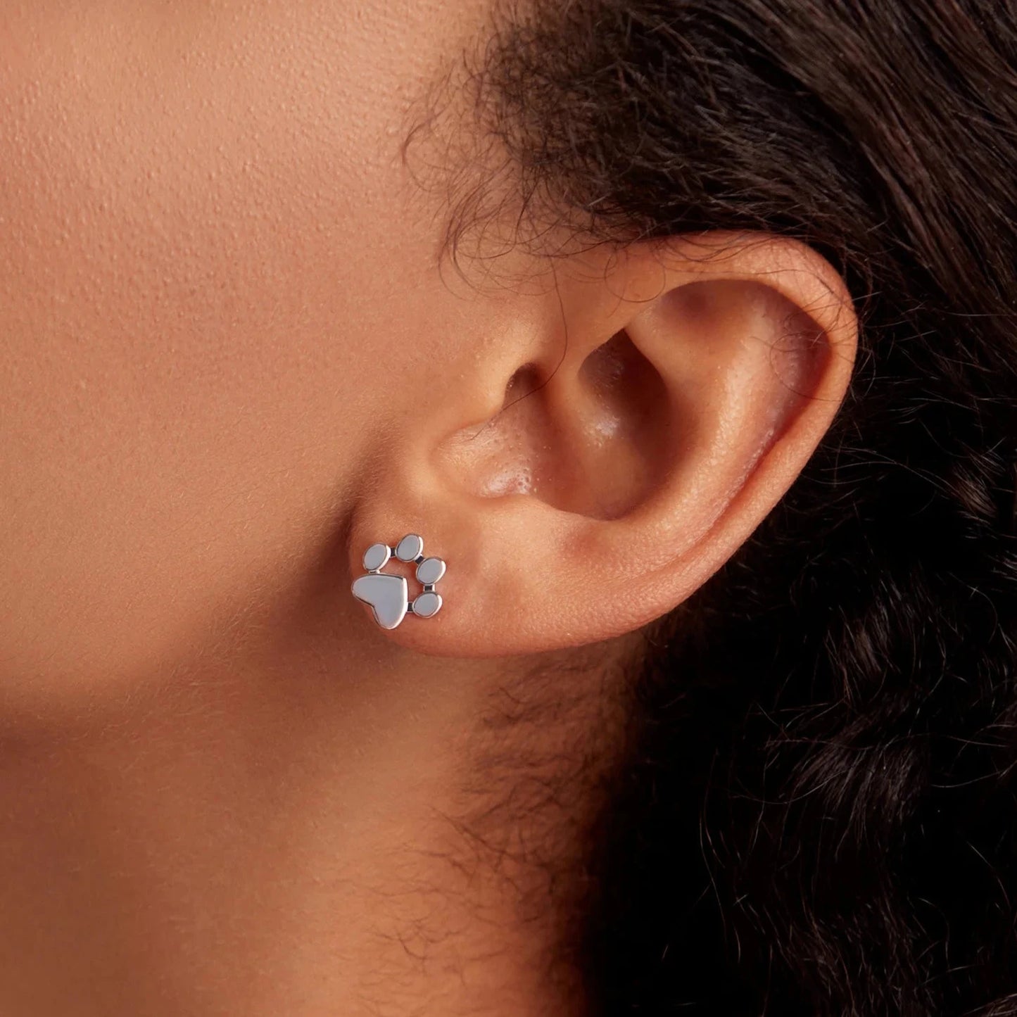 Boucle D'oreille Patte Chat