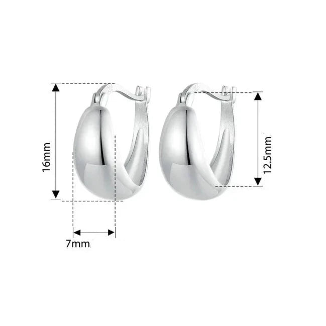 Boucles D'oreilles Goutes D'eau