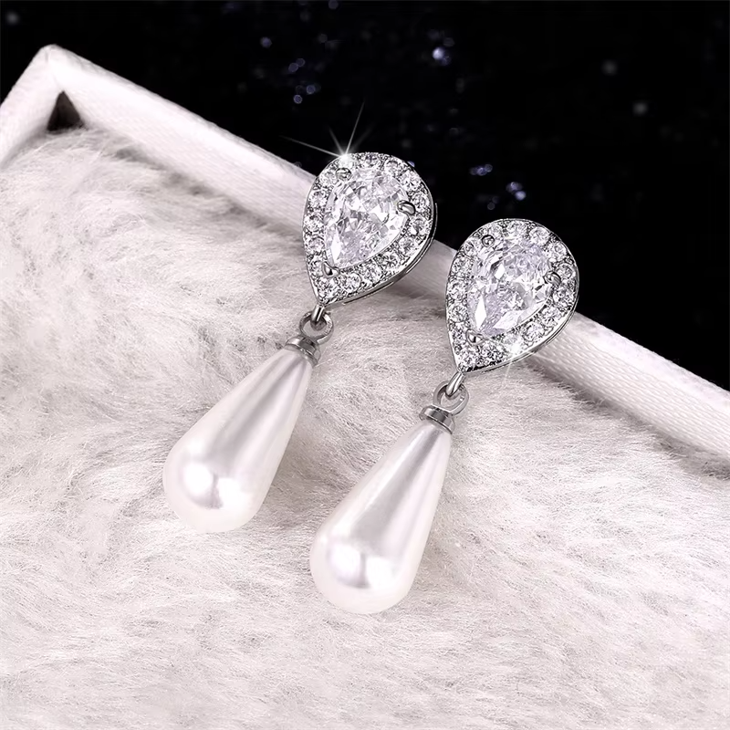 Boucle D'oreille Perle de Culture Chiara