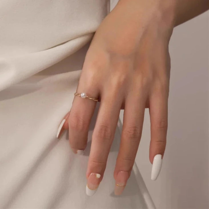 Bague en Perle de Culture