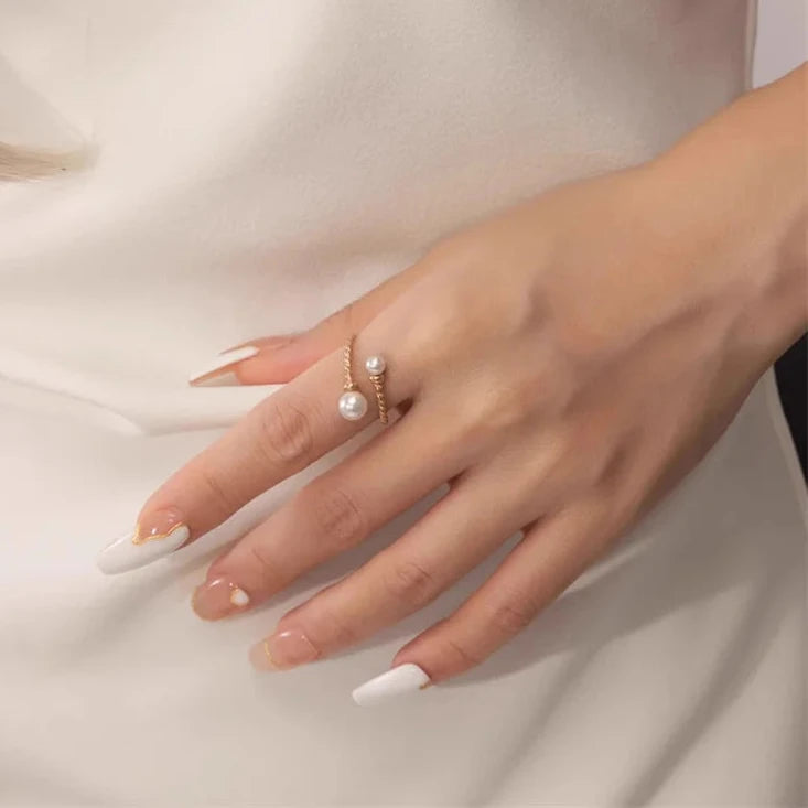 Bague Or Perle de Culture