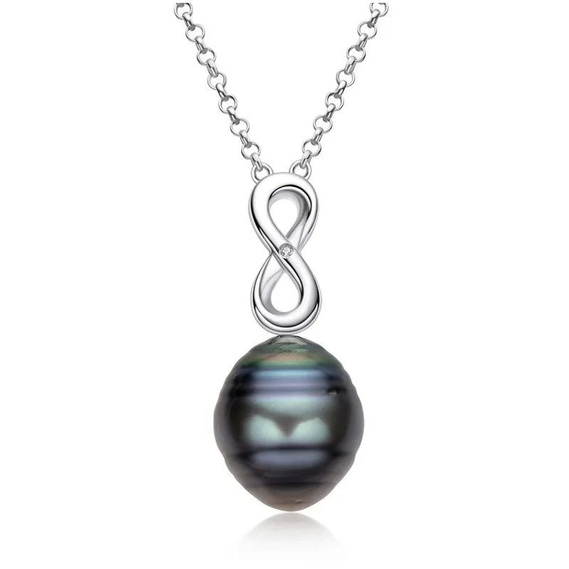 Collier Argent Perle de Tahiti