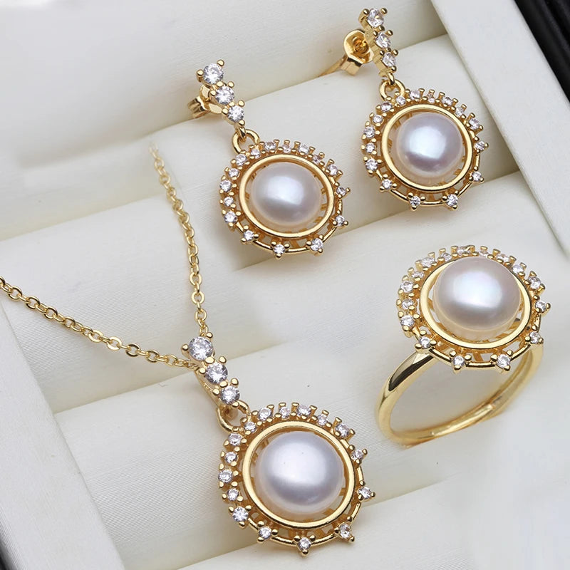 Parure Mariage Perle Blanche