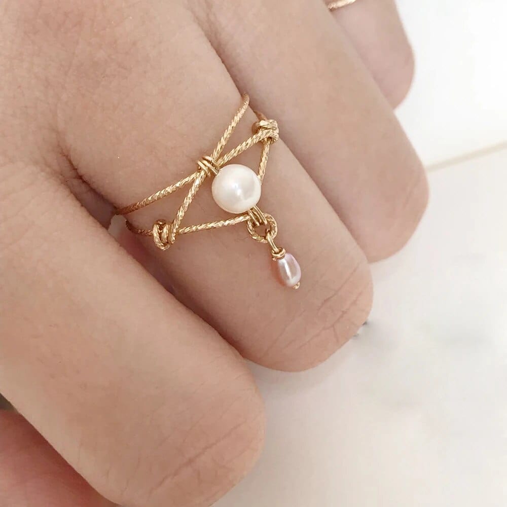 Bague Perle de Culture Inès – PerleArt