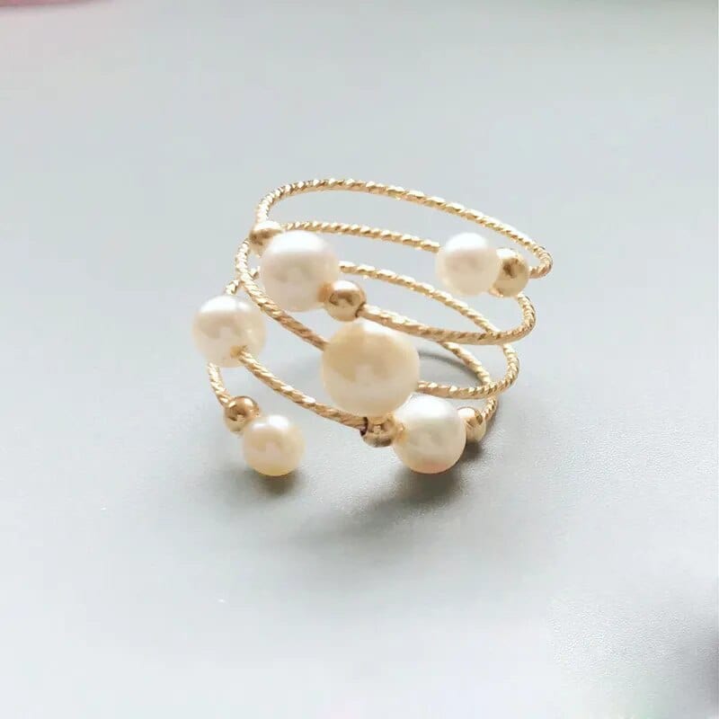 Bague Perle | Bague perle de Culture | Bague Perle Moderne