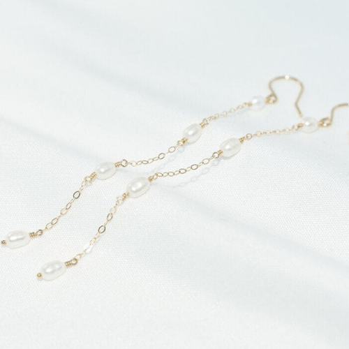 Boucle D'oreille Perle | Boucle D'oreille Perle Pendante