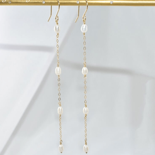 Boucle D'oreille Perle | Boucle D'oreille Perle Pendante