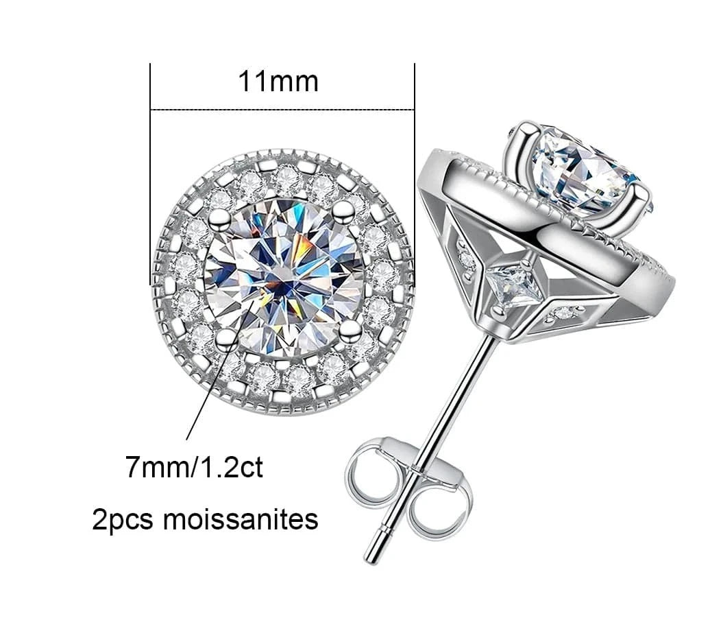 Boucle D'oreille Diamant | Diamant Synthétique | Diamant de Synthèse
