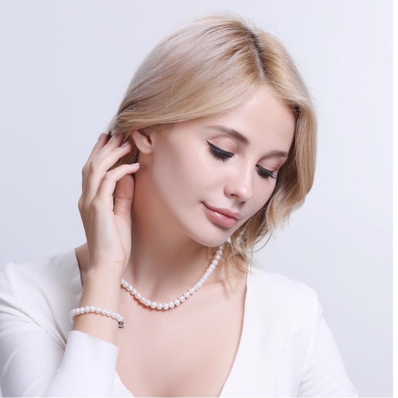 Parure Bijoux | Parure Bijoux Femme | Collier Perle