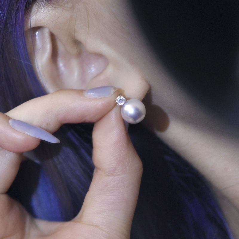 Boucle D'oreille Akoya<br>Sabine