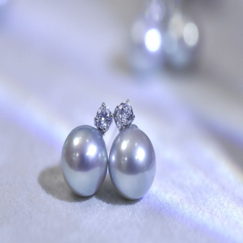 Boucle D'oreille Akoya<br>Sabine