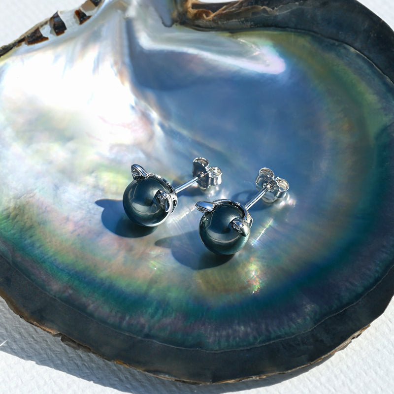 Boucle D'oreille Perle de Tahiti pas Cher