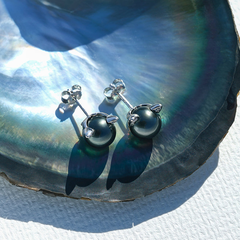 Boucle D'oreille Perle de Tahiti pas Cher