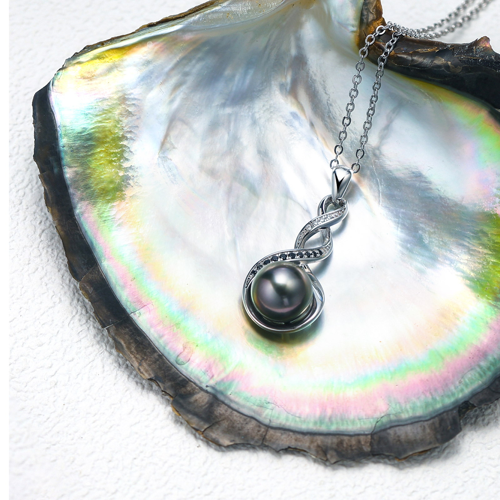 Pendentif Perle de Tahiti Infini