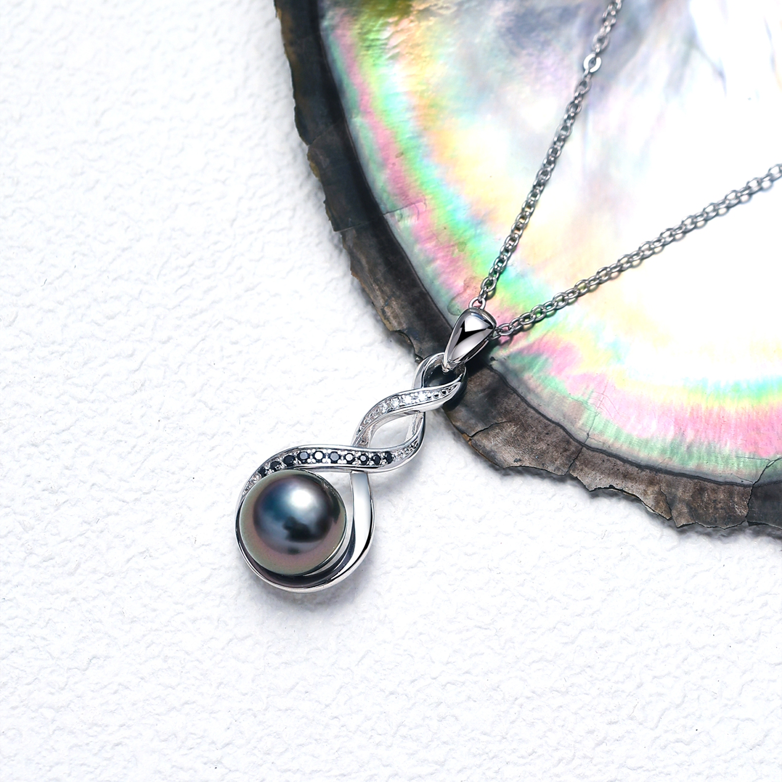 Pendentif Perle de Tahiti Infini