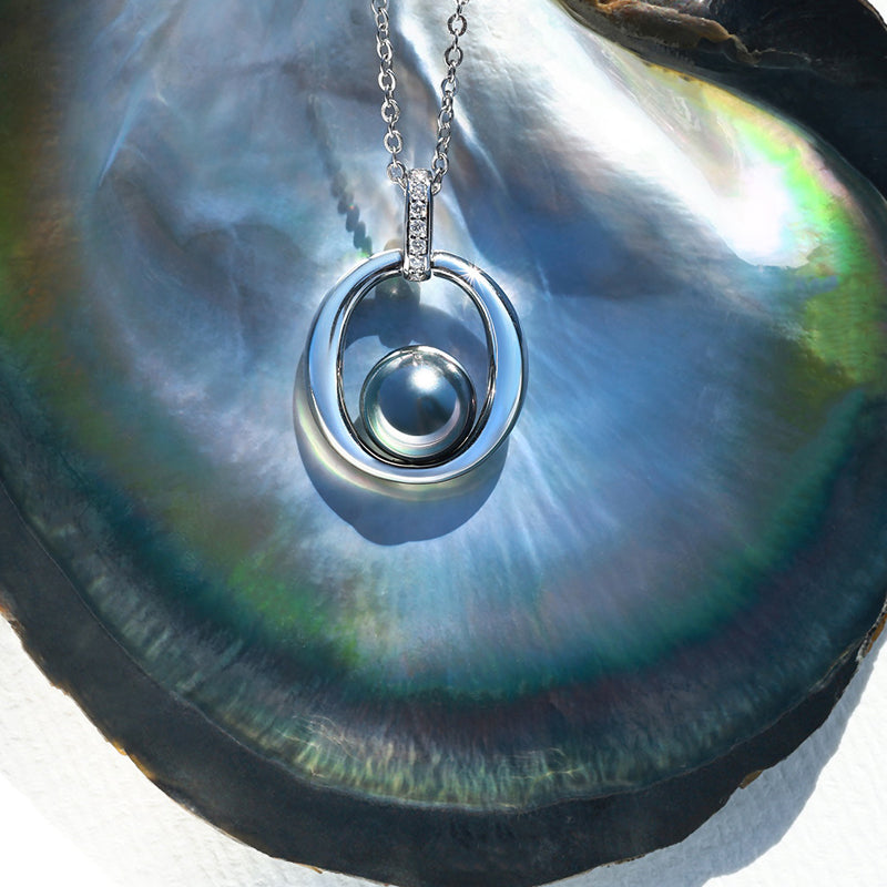 Pendentif Perle Noire Tahiti