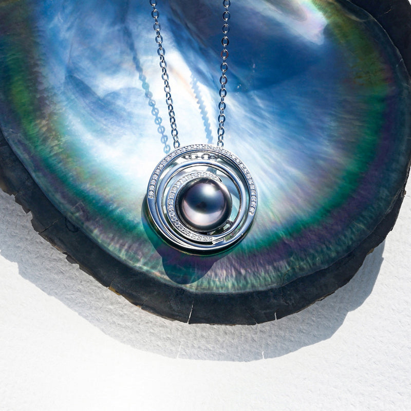 Pendentif Perle de Tahiti Diamant