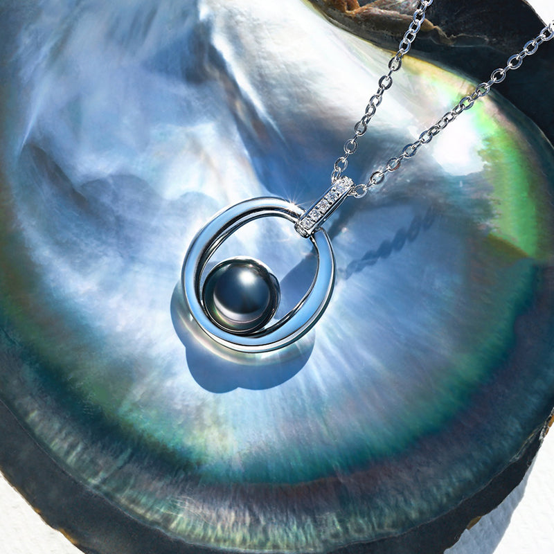 Pendentif Perle Noire Tahiti