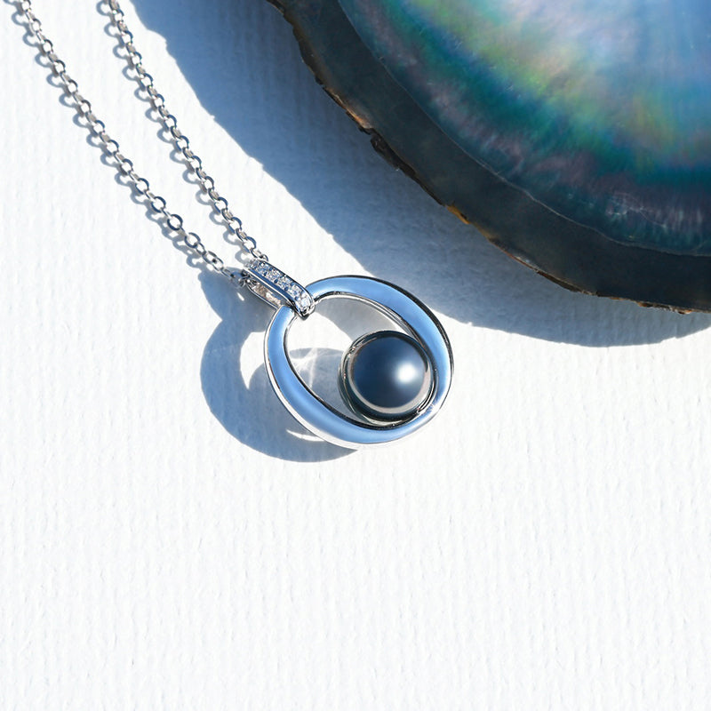 Pendentif Perle Noire Tahiti