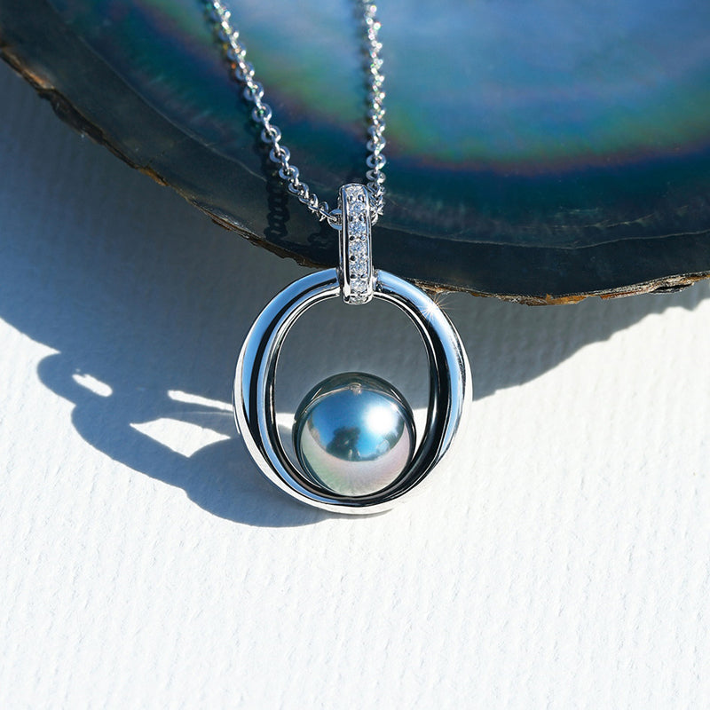 Pendentif Perle Noire Tahiti