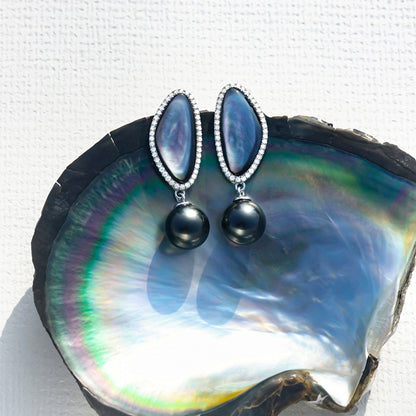 Boucle D'oreille Perle de Culture de Tahiti
