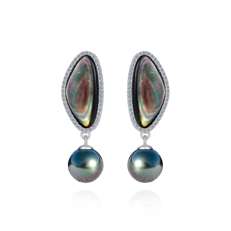 Boucle D'oreille Perle de Culture de Tahiti