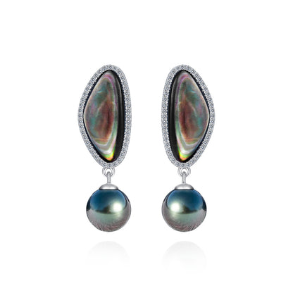 Boucle D'oreille Perle de Culture de Tahiti