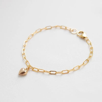 Bracelet Coeur Or