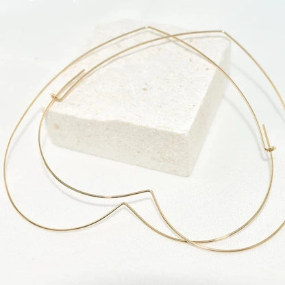 Boucle D'oreille Coeur Or