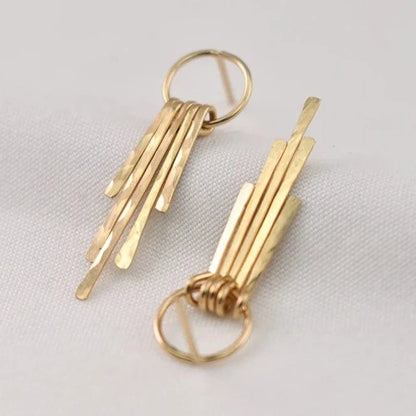 Boucle D'oreille Pendante Or
