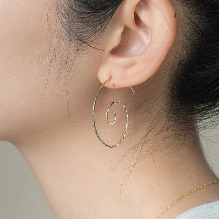 Boucle D'oreille Or Tendance