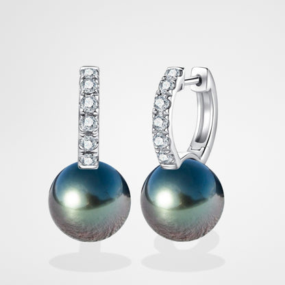 Boucle D'oreille Perle de Tahiti Amélia