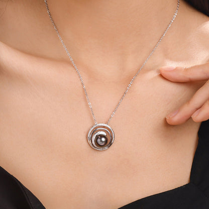 Pendentif Perle de Tahiti Diamant